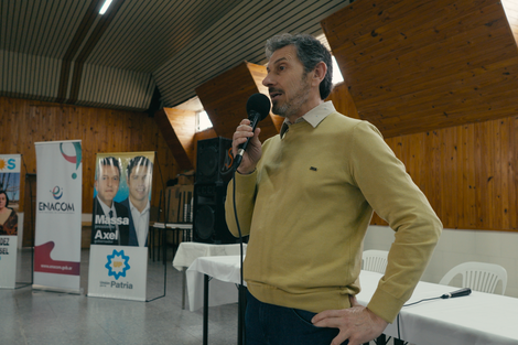 Fabio Fernández quiere un peronismo "no sectario" en Adolfo Alsina. 