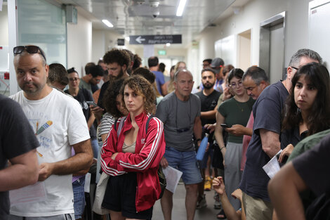 Una postal del aeropuerto en Israel