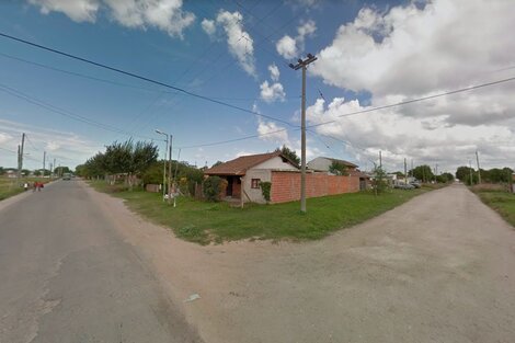 La esquina donde fue atropellada la familia.
