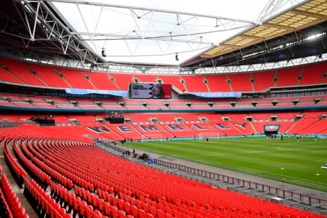 El mítico estadio londinense de Wembley (Fuente: AFP)