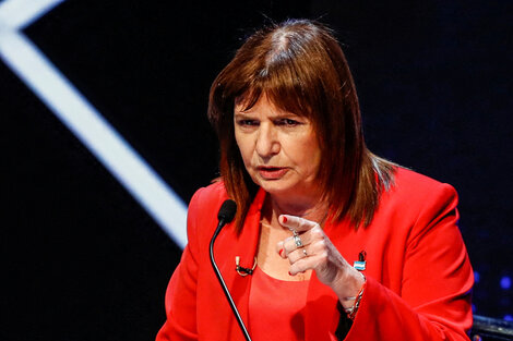 Patricia Bullrich busca sacar provecho de los dichos de Milei que dispararon la corrida. 