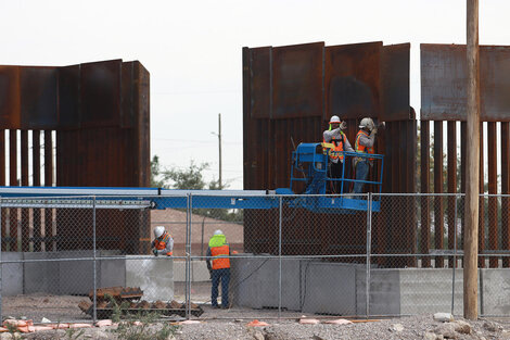 Estados Unidos comenzó la ampliación del muro que divide la frontera con México