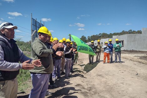 Guernica: la construcción ya va por el 50 por ciento