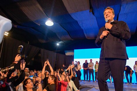 Sergio Massa visitó ayer San Luis como parte de su gira federal.