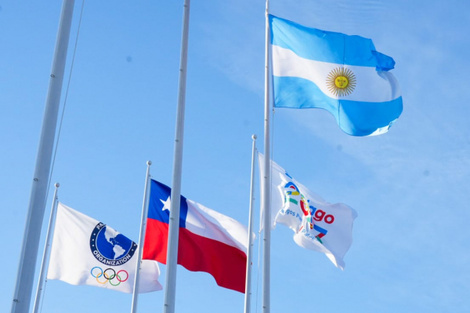 Se realizó la ceremonia de izamiento de las banderas en la Villa Panamericana 