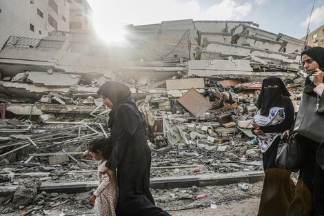 La devastación de Gaza es indiscriminada. 