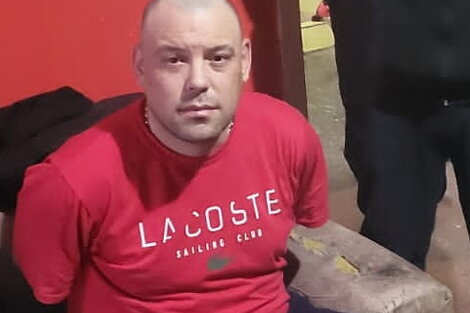 Guazzora, tras su detención. 