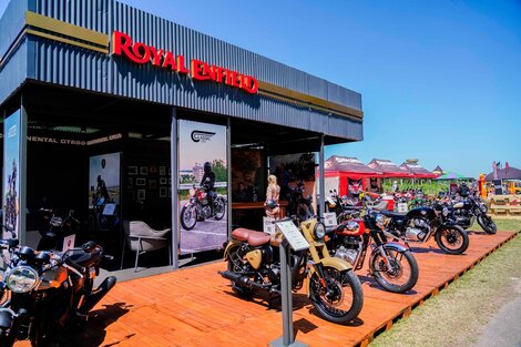 El stand de Royal Enfield en Autoclásica.