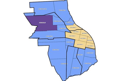 Así quedó el mapa de la ciudad tras los resultados del domingo.