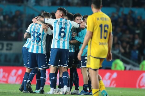 Racing le ganó 2-1 a Boca un partido electrizante por la Copa de la Liga