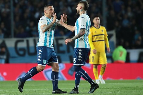 Racing se quedó con un clásico infartante ante Boca en el Cilindro