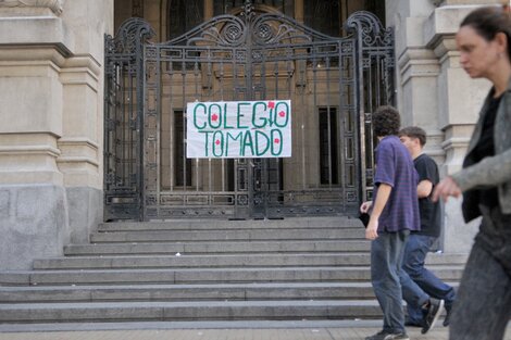 CABA: los estudiantes tomaron el Nacional de Buenos Aires