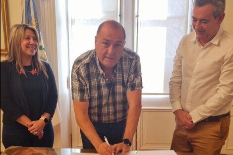 Yamile Baclini, Antonio Ratner y el intendente Pablo Javkin