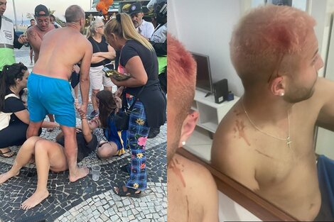 Postales del episodio de violencia que se dio en Río de Janeiro