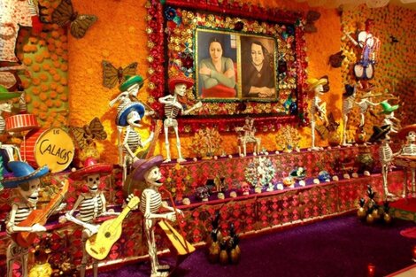 La celebración del Día de los Muertos tiene sus raíces en las culturas prehispánicas. (Foto:Télam)