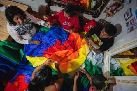 Las Maricas Maloneras de Jujuy, presentes en la Marcha del Orgullo lgbtiq+ 2023 