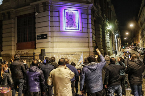 "Evita iluminada" llegó a la Quinta de San Vicente