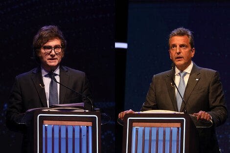 Sergio Massa y Javier Milei se enfrentarán en el Debate de cara al balotaje.