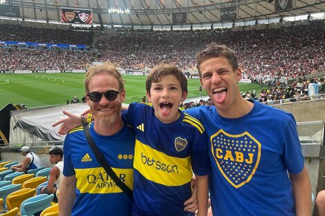 Los hinchas de Boca famosos que dijeron presente en la final de Copa Libertadores ante Fluminense