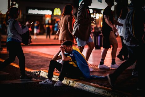 El dolor de los hinchas, que sufrieron con la derrota ante Fluminense