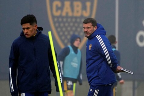 Herrón entrena a la Reserva de Boca.