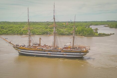 El Astillero Rio Santiago hará trabajos de mantenimiento al buque escuela "Américo Vespucio" de la Armada Italiana