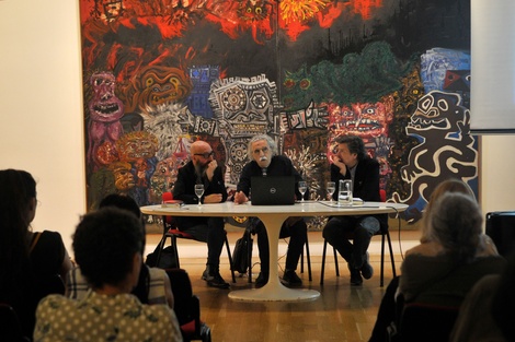 Santoro junto a Roberto Papateodosio y Andrés Duprat.