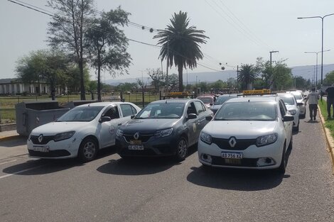 Protesta contra Uber dejó un detenido