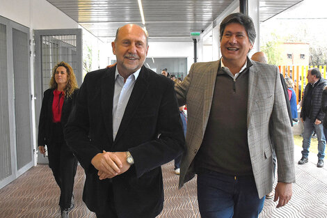 Santacroce valoró el apoyo del gobernador Perotti.