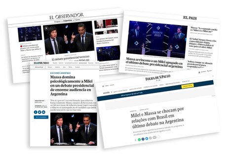 El debate presidencial fue reflejado en múltiples medios del mundo.