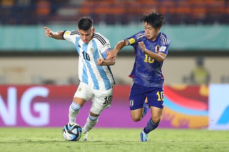 Mundial Sub 17: Argentina venció a Japón con un golazo del Diablito  Echeverri, Los otros festejos fueron de Valentino Acuña y Agustín Ruberto, Página