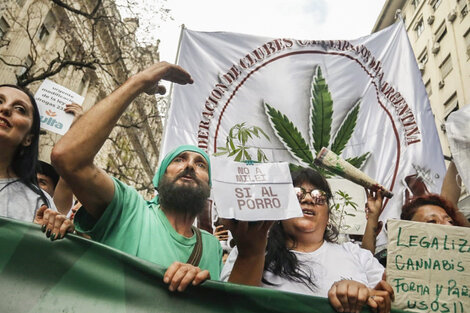 Se realizó la 14º Marcha Nacional de la Marihuana