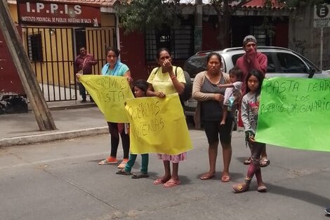 Otra protesta por viviendas de comunidades de la ruta 86 