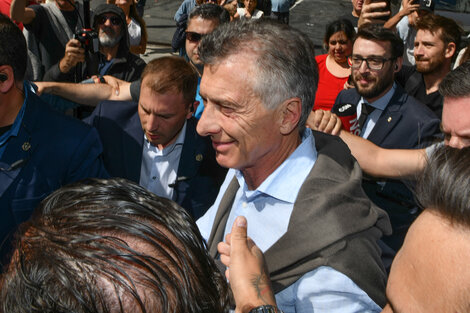 Macri rompió la veda al hablar con los periodistas luego de votar