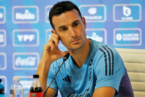 Scaloni: "Vamos a tocar el equipo, pero no mucho"