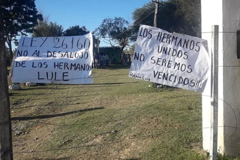 Desalojaron a familias lules de territorio indígena para entregarlo a un criollo