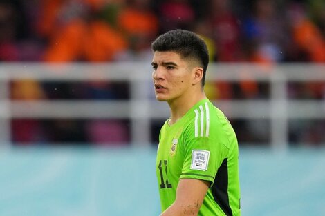 Jeremías Florentín, arquero de la selección argentina Sub-17.