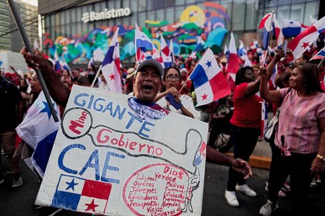 Conflicto minero en Panamá: la empresa canadiense anunció 7 mil suspensiones (Fuente: AFP)