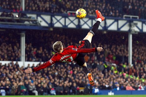 Alejandro Garnacho fue el "jugador del mes" en Manchester United