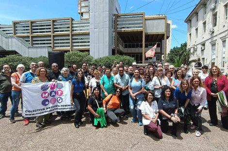 Hospital Durand: acto en repudio de las pintadas amenazantes a los trabajadores