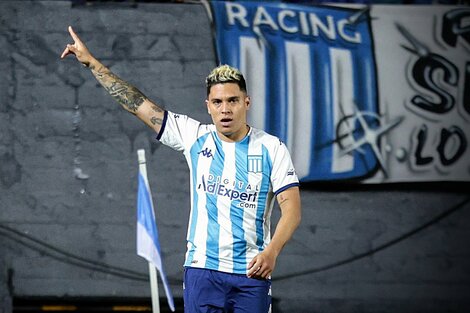 Juan Fernando Quintero:"Estoy muy contento en Racing"