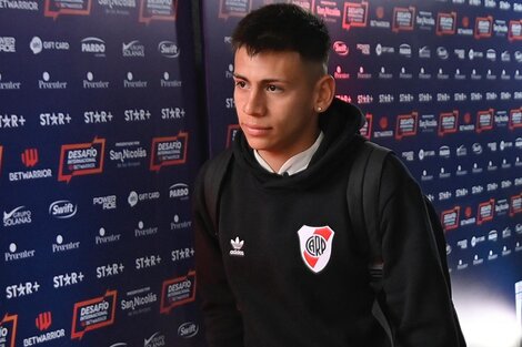 River Plate: el "Diablito" Echeverri volvió a trabajar con el plantel profesional 