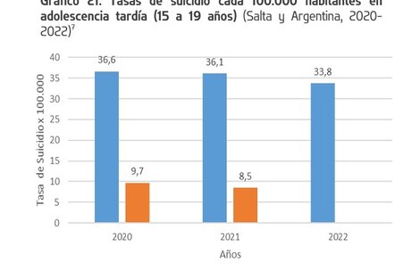 Salta tiene una de las tasas más altas de suicidio adolescente en Argentina