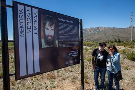 Ahora la Ruta 40 tiene una señalización por el caso Santiago Maldonado