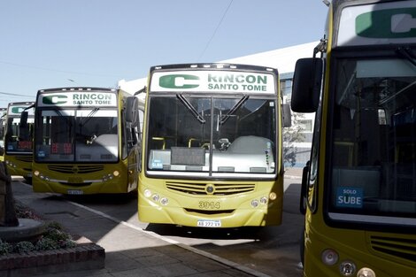 Las líneas afectadas por el paro de colectivos en Santa Fe.