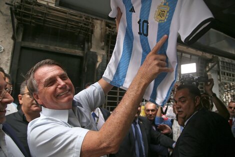 Bolsonaro llegó a la Argentina y se reunió con Milei