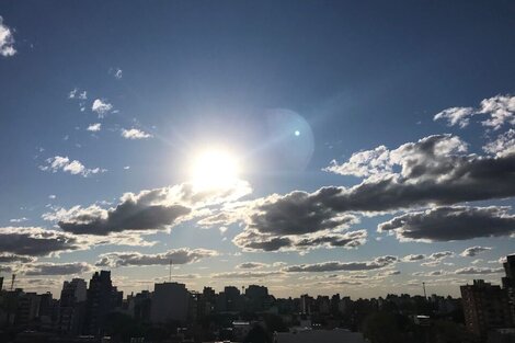 La temperatura prevista por el SMN para este domingo 10 de diciembre es de entre 18 grados de mínima y 27 de máxima. (Fuente: Sandra Cartasso)