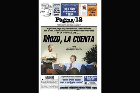 Mozo, la cuenta