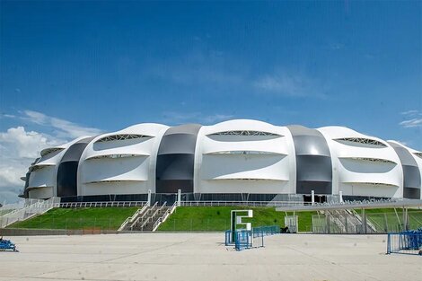 El estadio Madre de Ciudades.