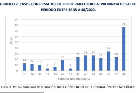 Los registros de salmonella aumentaron más del 100% en una semana